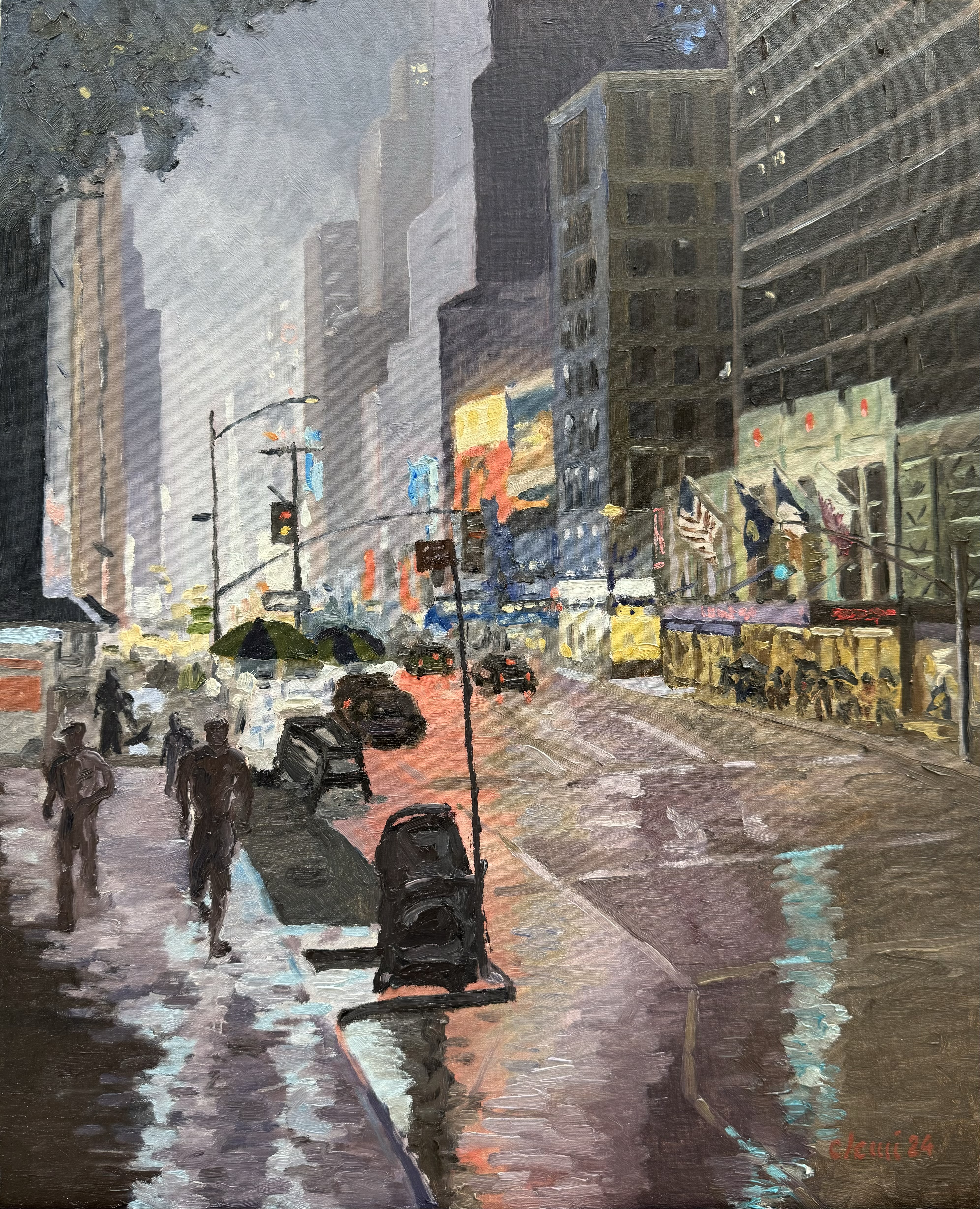Lluvia en NYC